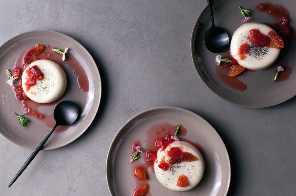 Panna Cotta With Winter Citrus Compote