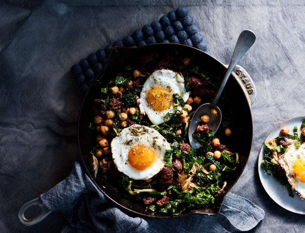 This Chickpea-Merguez Hash Is The Quickest, Easiest Breakfast