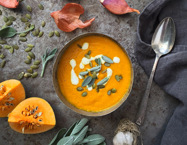 Roasted Pumpkin Coconut Soup