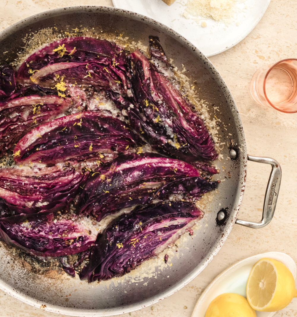 Coriander and Fennel Lemony Cabbage