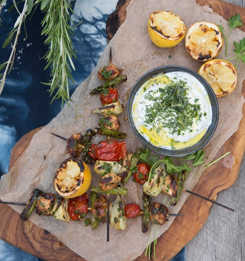 Moroccan Chicken & Herb Yogurt