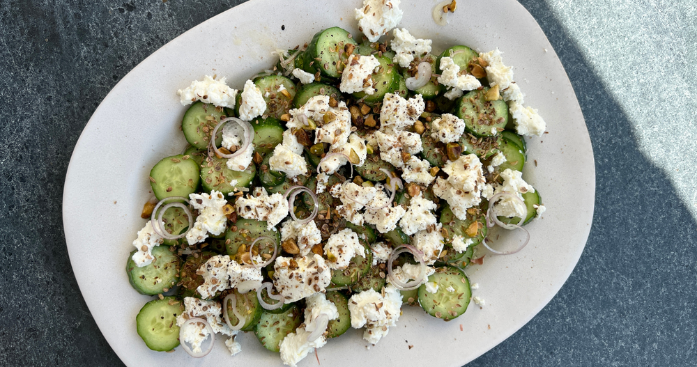 This Feta Cucumber Salad Recipe Is Deliciously Simple