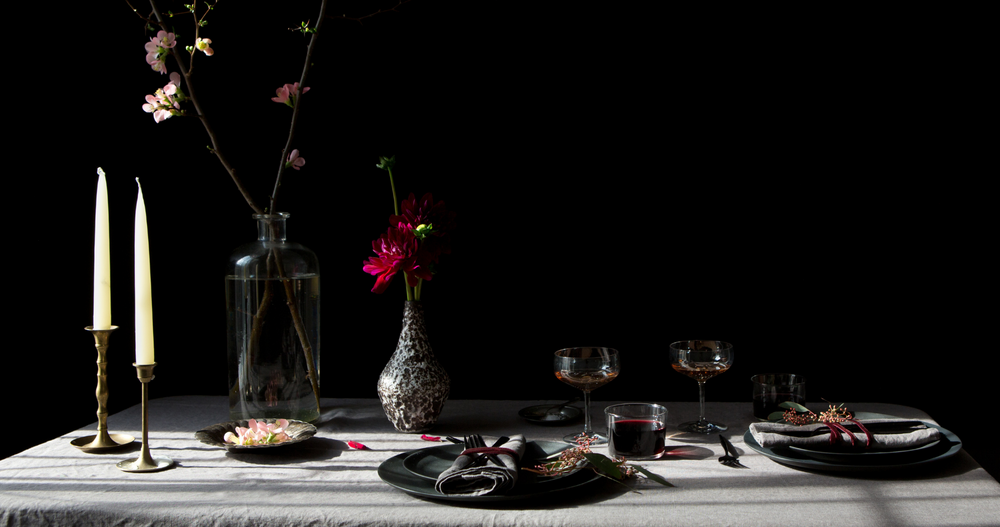 Everything You Need to Set a Romantic Table for Two
