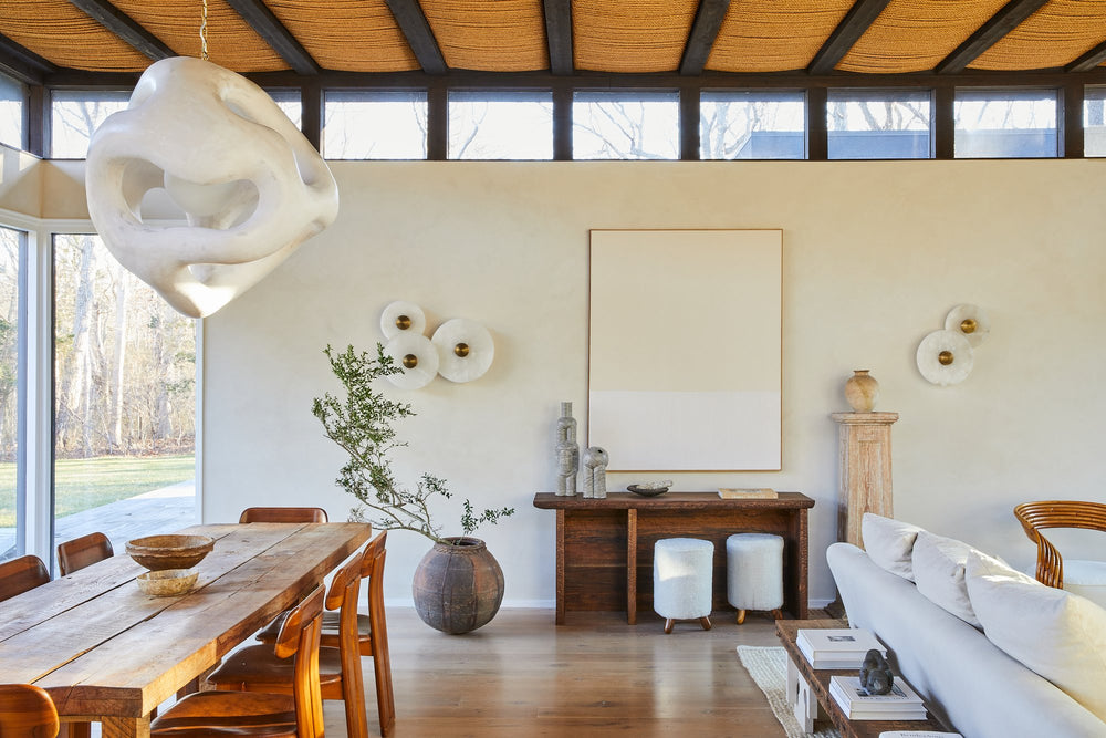 How Athena Calderone Designed the Iconic Rope Ceiling in Her Amagansett Home