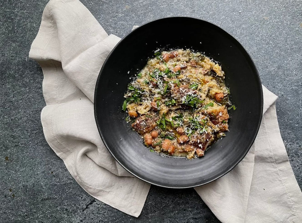 Hearty Ribollita Recipe With Greens, Beans, and Parmesan