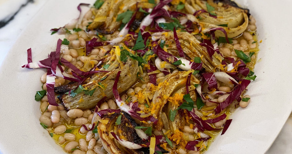 White Beans Recipe With Citrus Roasted Fennel