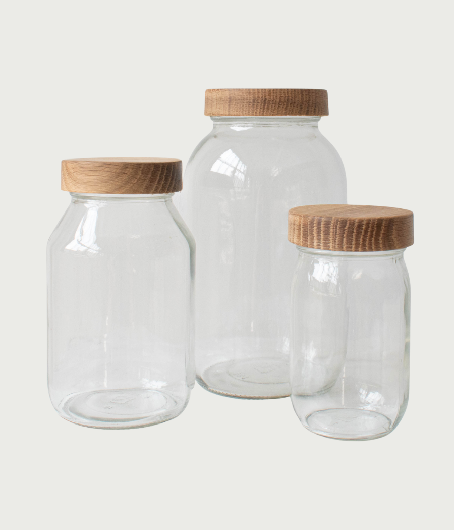 Storage Jars with Hand-Turned Lids images