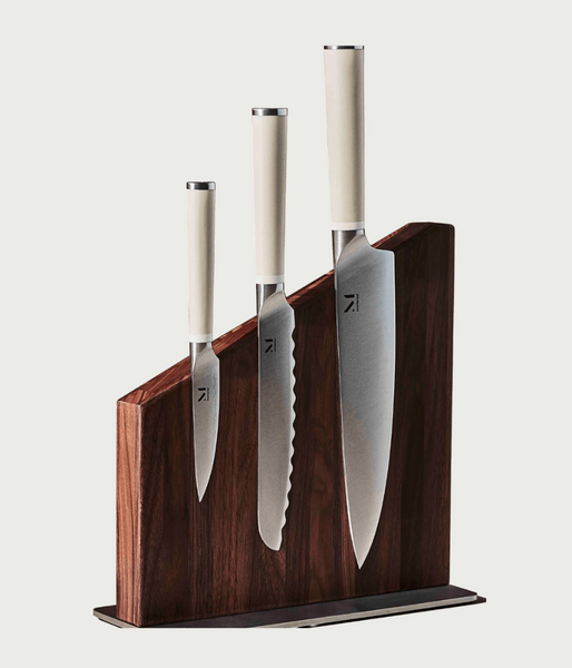 Five Simply Smart 5 Knives Magnet Wood Stand Utensils Kitchenware - The  Atrium